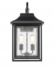 Trans Globe 51692 BK - 2LT MDRN MISSON WALL LANTERN L